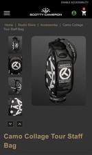 Scotty Cameron 2026 Camo Collage Tour Staff Bag - Order Confirmed