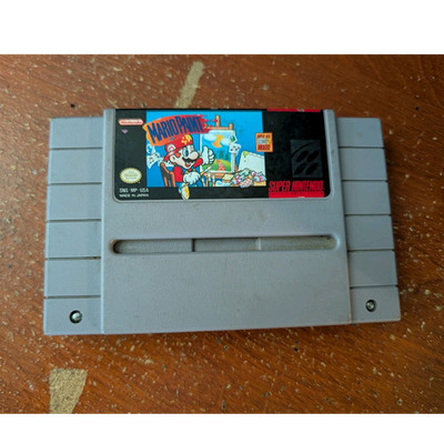 Nintendo Mario Paint SNES Game Cartridge
