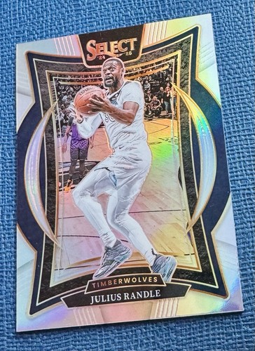 Julius Randle 2024-25 Panini Select SILVER PRIZM Concourse Level #45 Minnesota