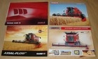 Lot de 4 Brochures Catalogues publicitaires CASE IH Moissonneuse Voir descriptif