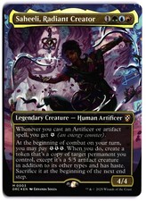 Saheeli, Radiant Creator (Borderless) NM DRC Commander: Aetherdrift MTG