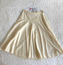 Vintage Cream Ivory A Line Skirt, 1980s Germany, EU Sz 40 / US 6