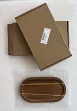 2 Oval Charcuterie Plates 7.8 4.6 Wooden Serving Trays Acacia Wood