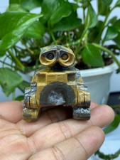 1 pieza Piedra de Dinero Natural Cuarzo Tallado Robot Calavera Cristal Reiki Regalo de Curación