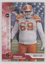 2018 Upper Deck CFL Red 5/150 Charles Vaillancourt #179 6i4