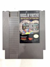NES NINTENDO ENTERTAINMENT SYSTEM GAME WHEEL OF FORTUNE GAME TECH Tested Working