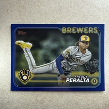 2024 Topps - Freddy Peralta *Royal Blue*  #26