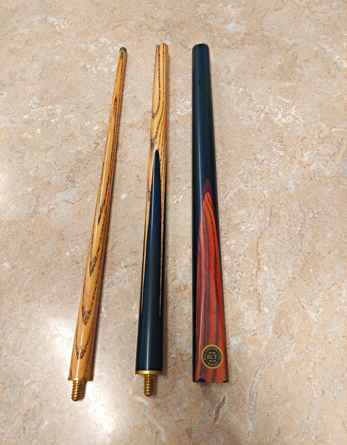 BCE Snooker Cues - 3/4 Jointed Cue