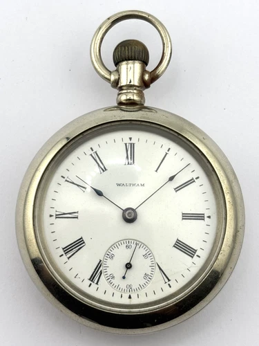 Waltham Antique Mechanical Pocket Watch  15J  18s  Gr.81   11187224 DOESN'T WORK