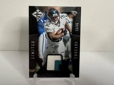 2013 Panini Limited Threads Maurice Jones Drew 3 Color Patch 6/49 Jaguars