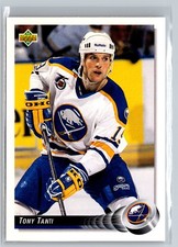 1992-93 Upper Deck #182 Tony Tanti Buffalo Sabres