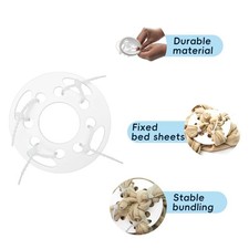 Bed Sheet Detangler Accessories Wash Helper Prevent Bed Sheet Tanglement Easy to