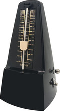 Mechanical Metronome Black for Piano Guitar Violin Drums Universal Adjustable