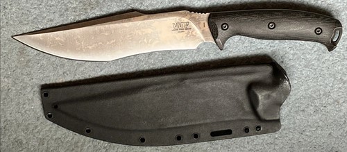 Work Tuff Gear Lanzeta SK85 Survival Knife and Scabbard, Excellent Condition!