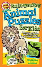 Image of Brain Bending Animal Puzzles for Kids (Kid Scoop) - Paperback NEW Whiting, Vicki