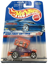 Hot Wheels Slideout 640 First Editions 240 Orange Purple Chrome Vintage 1998