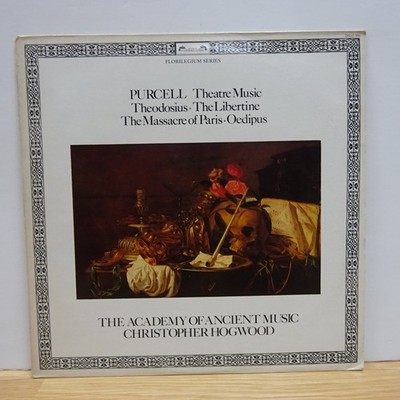 DSLO 590 PURCELL Theatre Music ACADEMY OF AM HOGWOOD L'OISEAU-LYRE STEREO LP NM