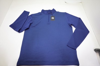 FootJoy Tonal Block Midlayer Pullover Mens Size Large Navy 959B 01243499 New