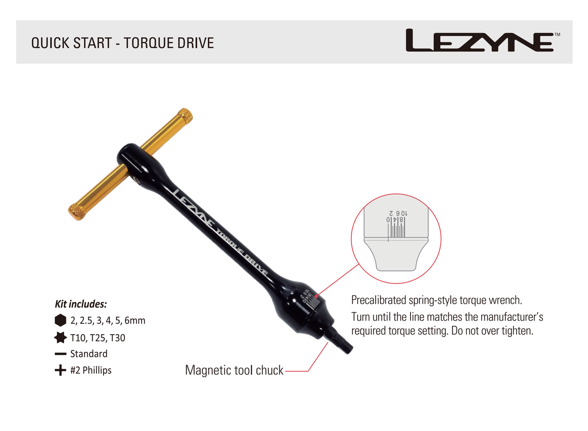 Lezyne x 3T Compact Torque Wrench Multi-Tool Kit | eBay