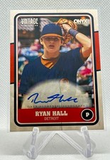 2025 Onyx Vintage Extended Ryan Hall Base Auto #VARYHA - Tigers