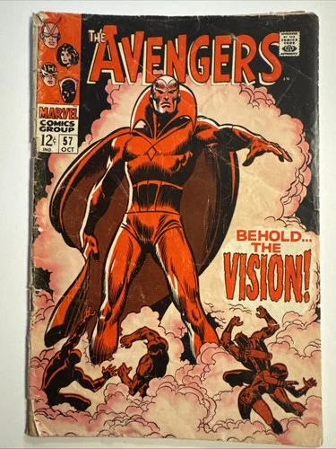 The Avengers #57 (Marvel Comics October 1968) “Behold The Vision!”