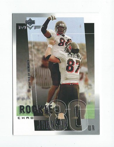 Chad Johnson #323 2001 Upper Deck MVP card
