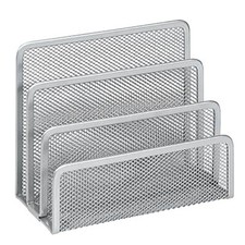 Zeller Briefständer Meshline silber