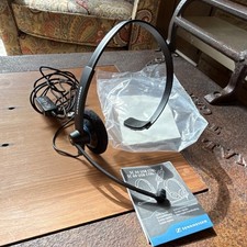 Sennheiser SC 30 USB CTRL Headband Headset Black Boom Microphone Single Ear