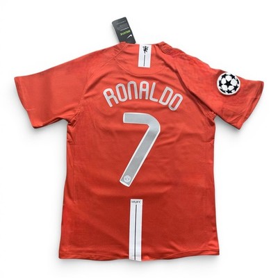 Cristiano Ronaldo #7 Manchester United 2008 UCL Final Home Jersey - Men Size 2XL