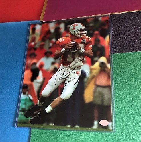 Peyton Manning Signed 8 X10 Color Photo - Certified Mounted Memories  - COLTS