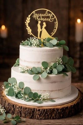 Cake Topper personalisiert | 3D Druck | Brautpaar | Hochzeitstorte Hochzeitsdeko