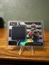 Jalen Milroe #JRSW-JME Seahawks Select Football 2025 Jumbo Rookie Swatch /149