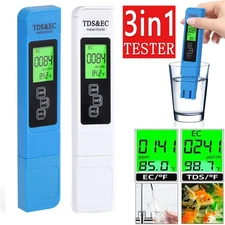 3in1 TDS EC PPM Meter Digital Tester Home Drinking Water Quality Purity Test Pen