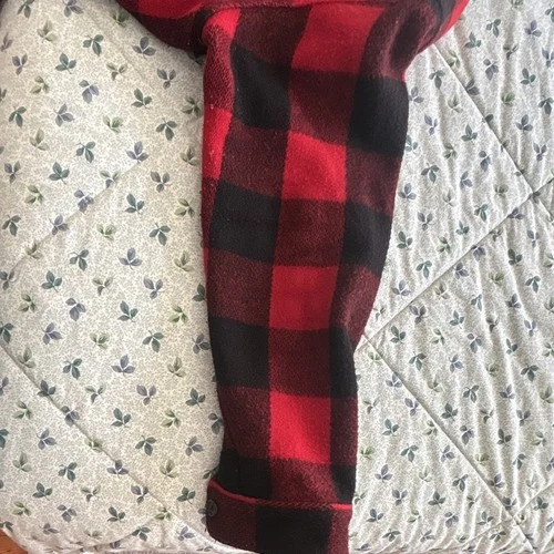 Vintage Woolrich Men's 2XL/3XL Red Black Plaid Shirt Jacket Button Pockets 53 image 5