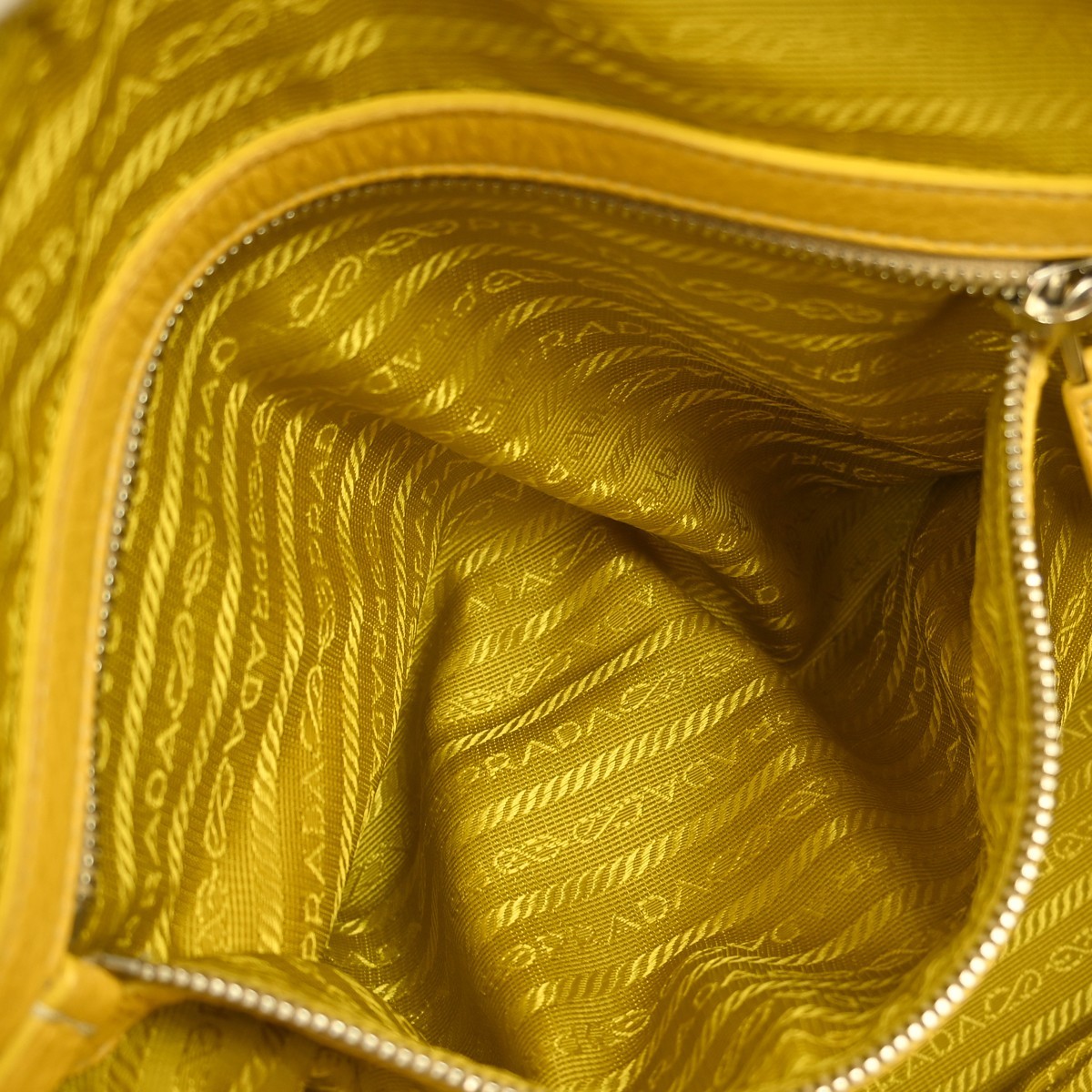 BUYIT PRADA YELLOW TOTE HANDBAG 53 BR0582 NQ03560 thumbnail 8