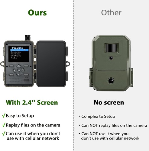 FHD 24MP 4G LTE Wireless Cellular Trail Camera Sends Picture Video to Cell Phone - Picture 8 of 15