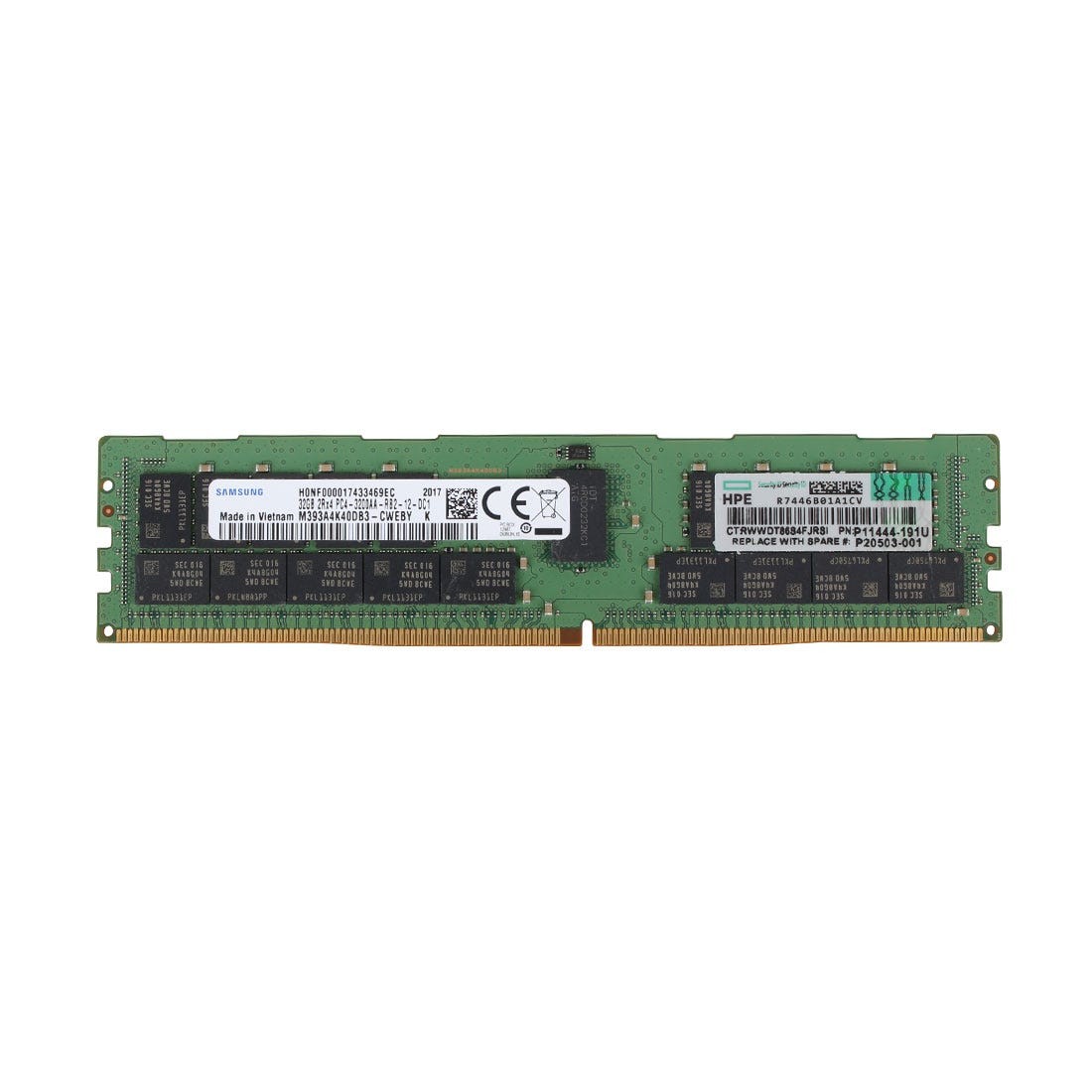 HP P07646-B21 32GB PC4-25600AA-R (DDR4 -3200MHz) RAM - 1yr Warranty
