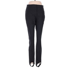 Halston Heritage Womens Size 2 Charcoal Gray Wool Blend Stirrup Pants Tailored