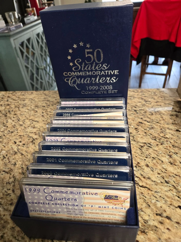 1999–2009 Statehood & Territories Quarters–Triple Legacy Bundle–BU P & D Mint - Image 4 of 4