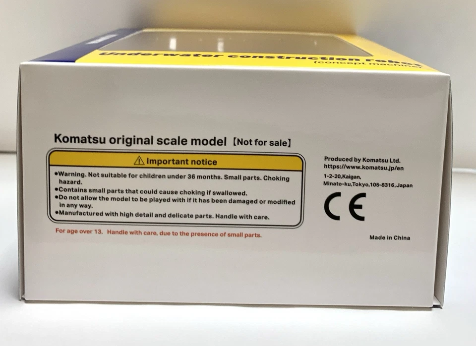 Komatsu Official Diecast Model Underwater construction robot - Image 3 of 4