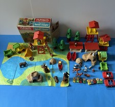 Huge 1975 Playskool Complete Boxed Forest Ranger Set 2 National Park Sets