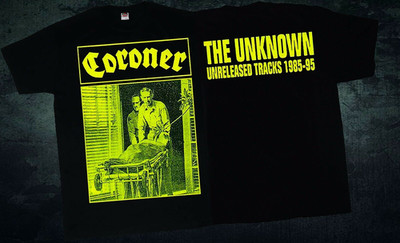 Coroner Old School Thrash Band 2-sided T-Shirt All Sizes SE1034