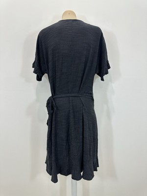 Decjuba Wrap Dress Women 10 Black Knee Length Dolman Sleeve Viscose/Cotton | eBay Australia Decjuba Wrap Dress Women 10 Black Knee Length Dolman Sleeve Viscose/Cotton | eBay Australia