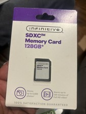 Brand New Sealed - inifinitive SDXC 128GB memory card - Class 10