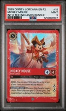 2025 DISNEY LORCANA EN P2-PROMO 18 MICKEY MOUSE - PIRATE CAPTAIN PSA 9