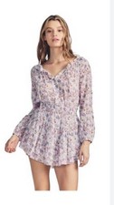 LoveShackFancy M Banou floral Long Sleeve Dress Boho Festival Hippie Cottagecore