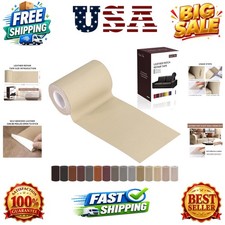 Leather Repair Patch Tape, Light Beige 3 x 61 Inches Self Adhesive Leather Re...