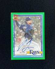 2026 Topps Series One 1991 Auto Ian Seymour RC Rookie #91A-SEY Green 83/99 QI95