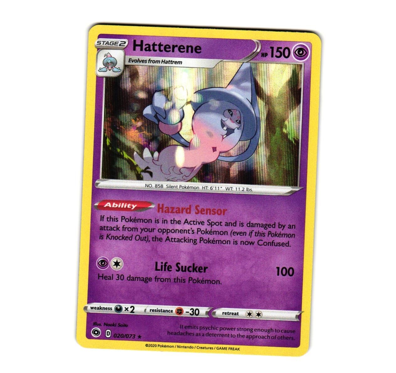 Hatterene 20/73 Champion's Path Holofoil NM