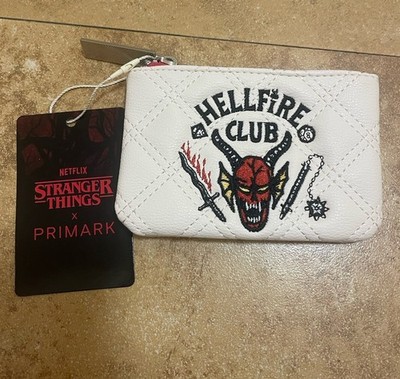 NEW Primark X Stranger Things Hellfire Club Faux Leather Embroidered Wallet